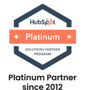 HubSpot Platinum Solutions Partner Since 2012